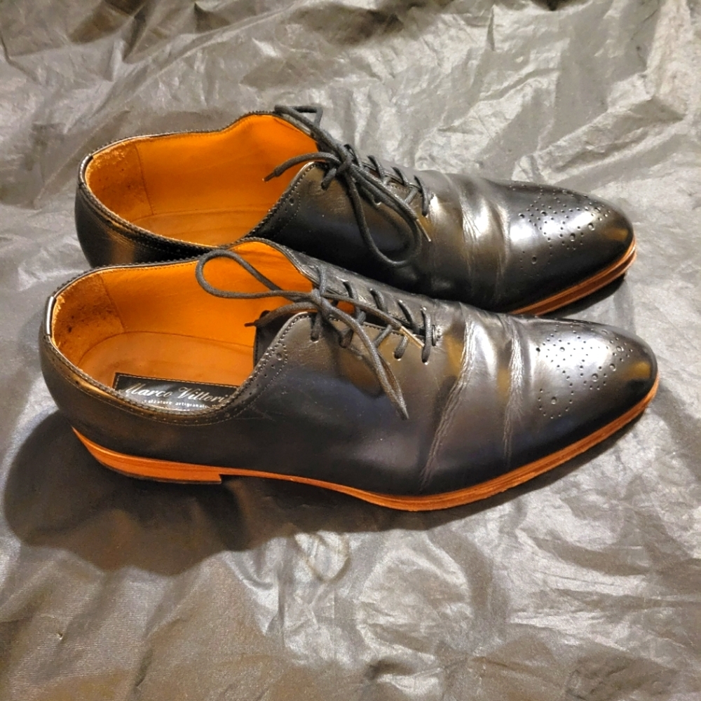 Marc Vittoria Calzature Artigianale Italian made mens dress shoe size 11